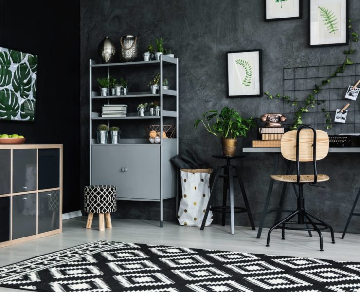 Paredes negras. Tendencia