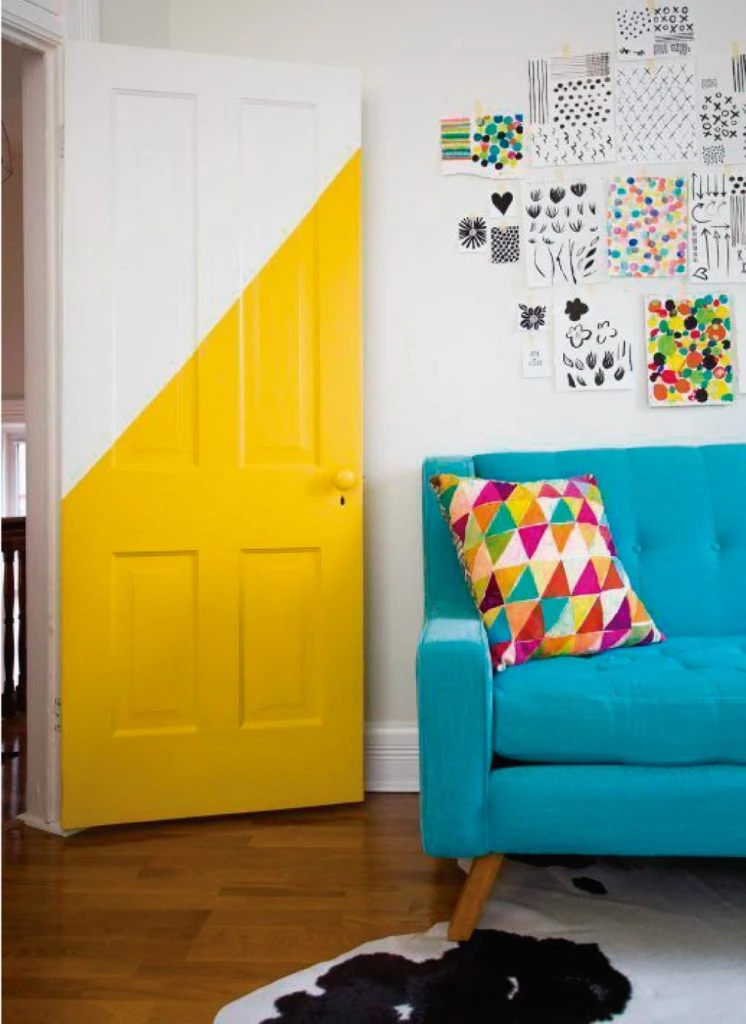 Pintar una puerta. Deco