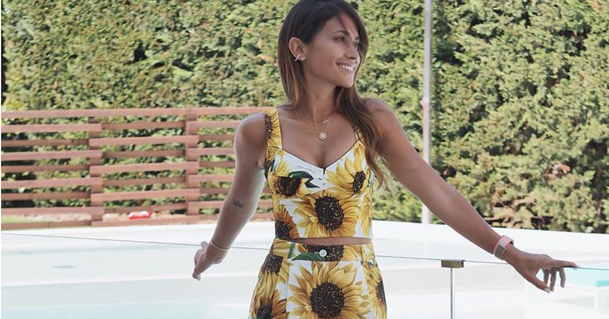 Antonela Roccuzzo deslumbró con un look veraniego "sunflower" - Para Ti