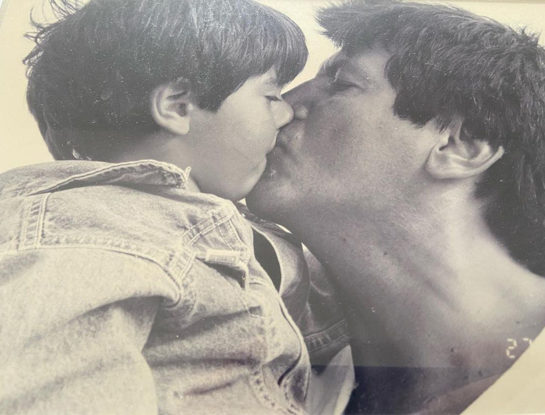 Conmovedora carta abierta de Facundo, el hijo de Carlín Calvo: "Bueno viejito, llegó el día; sé que estás en un lugar mejor"