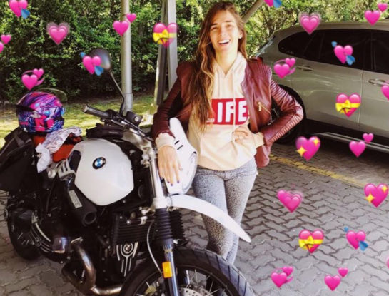 Juana Viale y su pasión por las motos: "Es una tradición familiar"
