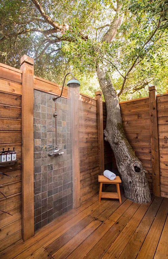 Duchas al aire libre