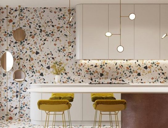 El terrazo se renueva, se llena de colores y es nueva tendencia de decoración