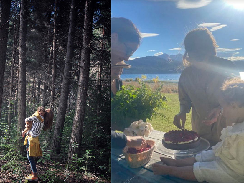 Juliana Awada se mostró con una beba en Villa La Angostura y todos preguntaron quién es: la hija de su sobrina Chiara Rossi