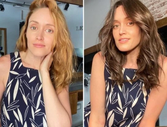 Mirá el radical cambio de look de la actriz Marina Bellati