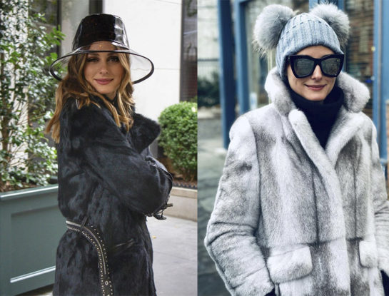 Olivia Palermo nos muestra cómo llevar el tapado de eco piel con mucho estilo (ítem esta temporada)