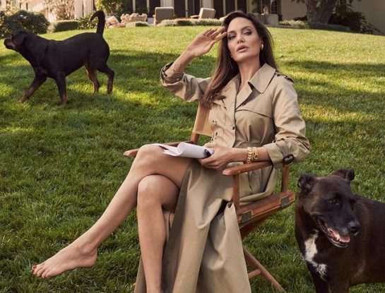 Angelina Jolie mostró detalles de su casa en la nueva edición de Vogue