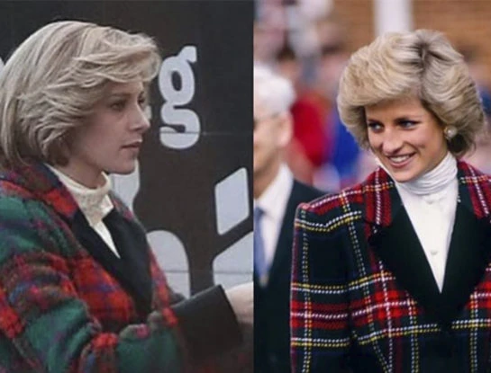 Se filtran fotos de Kristen Stewart interpretando a Lady Di y el parecido con la princesa es impactante