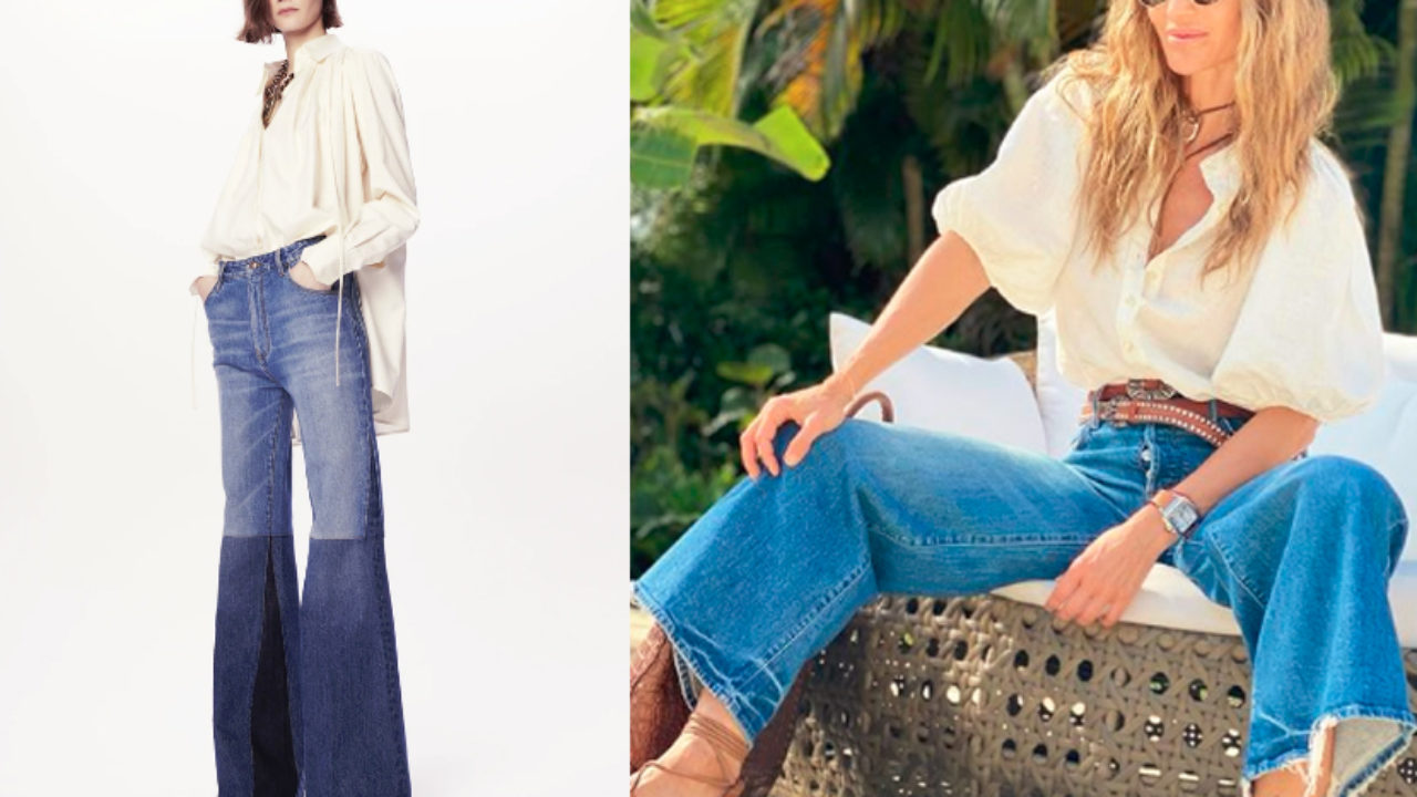 Así son los pantalones de denim versión 2021 que usan las famosas – Revista  Para Ti
