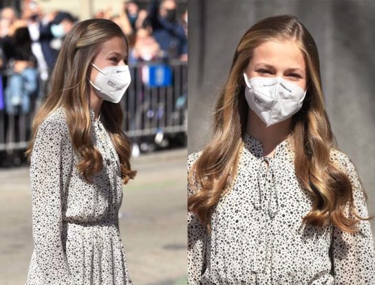 Así se vistió la princesa Leonor para asistir a su primer acto sola