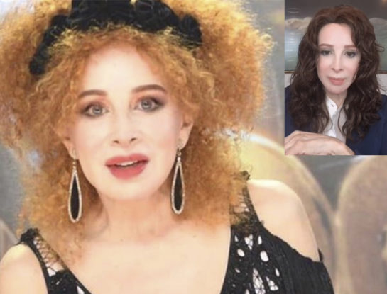 Nacha Guevara sorprende con nuevo look para dar una charla de meditación online