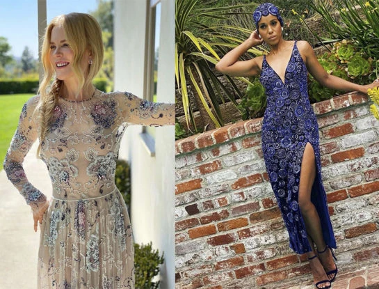 SAG Awards 2021: los bordados fueron una de las tendencias de la gala