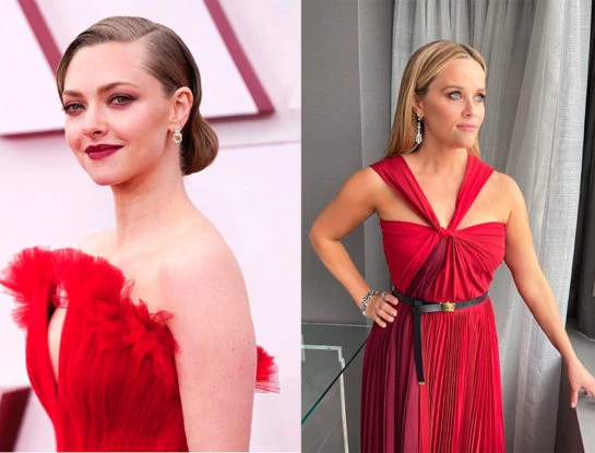Oscar 2021: Glamour de alto impacto, el rojo fue uno de los colores favoritos de la gran noche