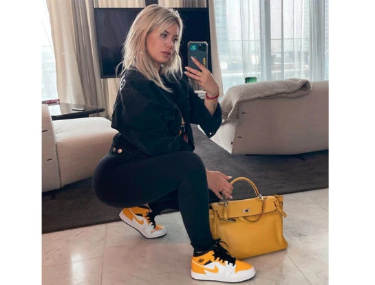 Descubrí las zapatillas favoritas de Wanda Nara
