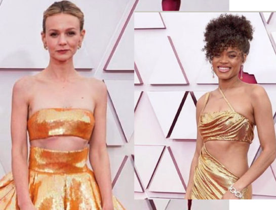 Oscars 2021: Golden looks, las nominadas a mejor actriz eligieron vestirse de dorado