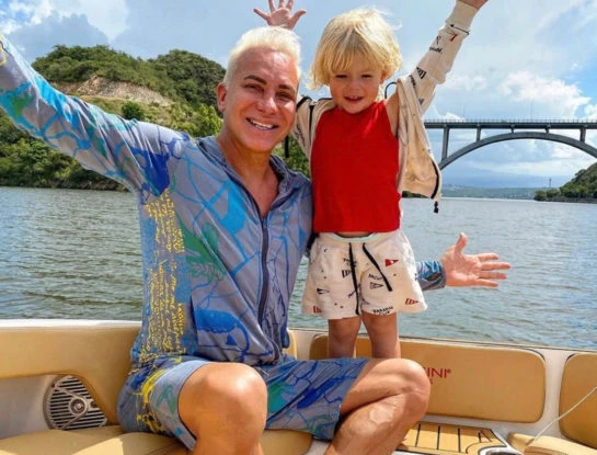 Estas son las fotos del divertido cumpleaños de Dionisio, el hijo de 3 años de Flavio Mendoza