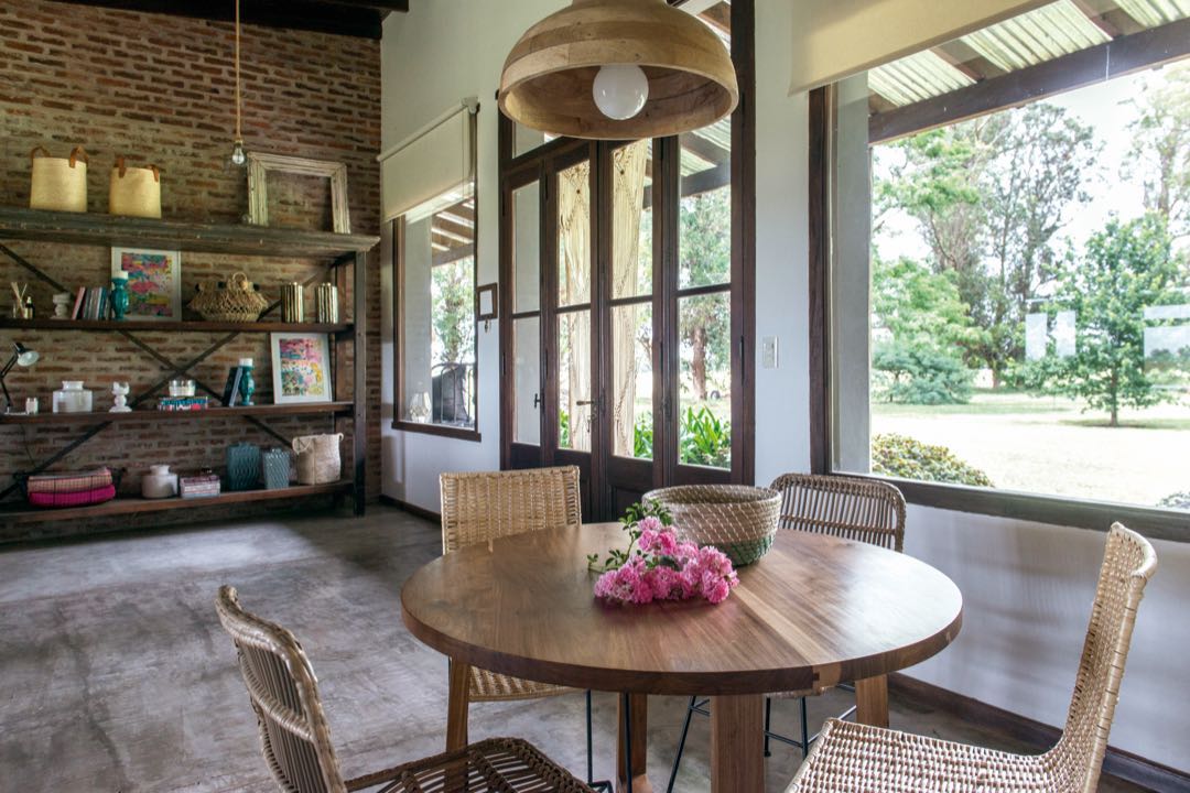 La chacra de la influencer Majo Firreri por dentro: fin de semana deco