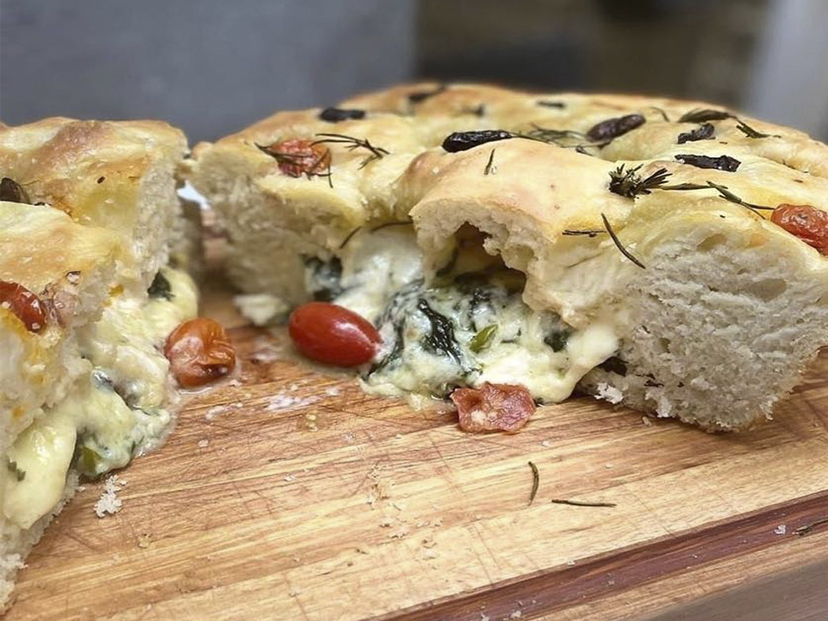 La focaccia rellena de Jimena Monteverde que te soluciona la cena