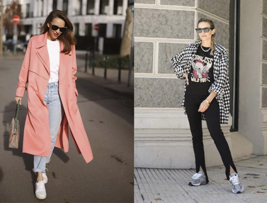 Las influencers de moda nos enseñan cómo sumar con estilo zapatillas a nuestros looks