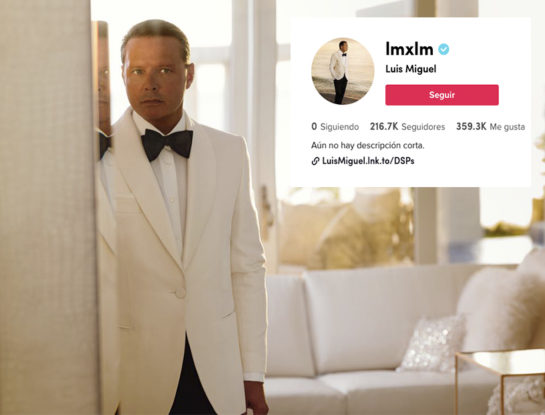Luis Miguel debutó en Tik Tok y batió un nuevo récord