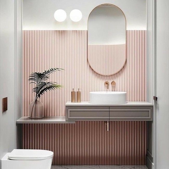 Las mejores ideas para decorar el baño color de rosa – WomanTime