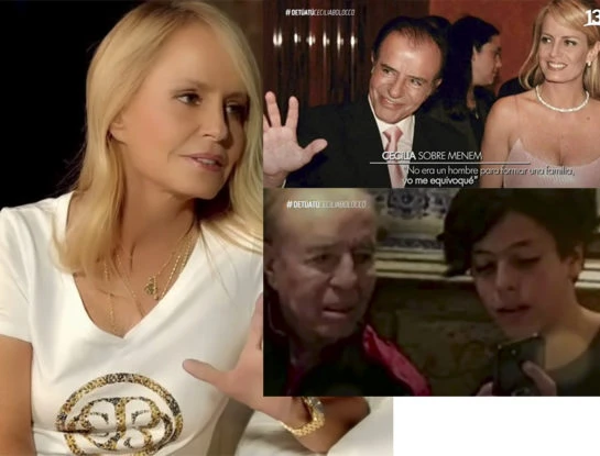 Las declaraciones más reveladoras de Cecilia Bolocco sobre Carlos Menem: "Fue un alivio que partiera, fue amoroso pero no tuvo habilidades para ser padre"