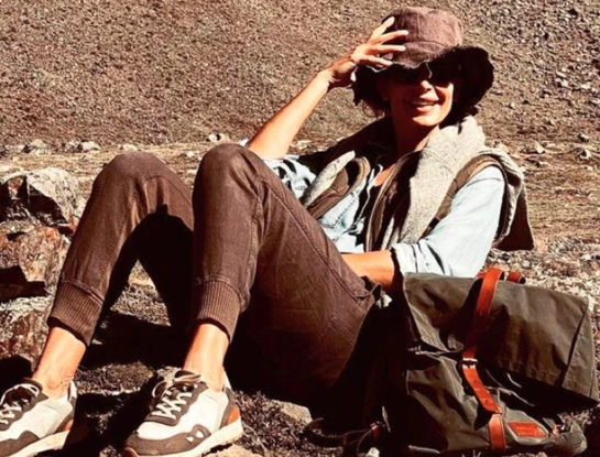 Juliana Awada empoderada con los tonos de la tierra