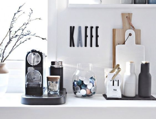 Así se arma una estación de café en casa: tu propia Coffee Station