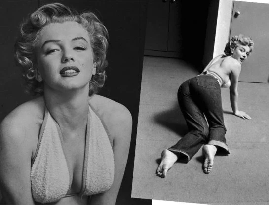 Las curiosas fotos de Marilyn Monroe haciendo pesas