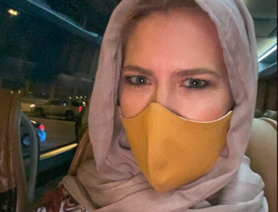 Valeria Mazza dio cátedra de estilo en su viaje por Arabia Saudita