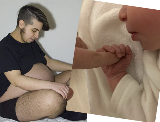 La conmovedora historia del papá gestante: va a publicar un documental contando su experiencia