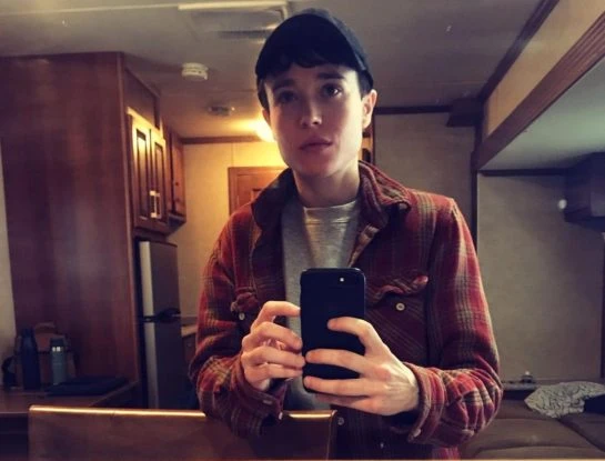 Elliot Page impactó con su renovada imagen
