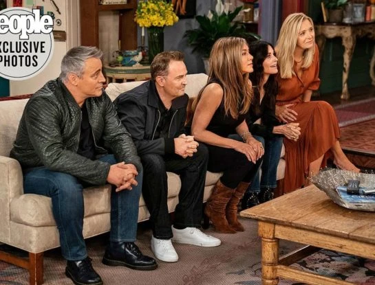 Mirá las primeras imágenes del reencuentro de "Friends"