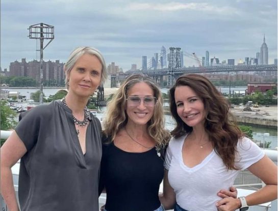 Así fue el inicio del rodaje de "And just like that"