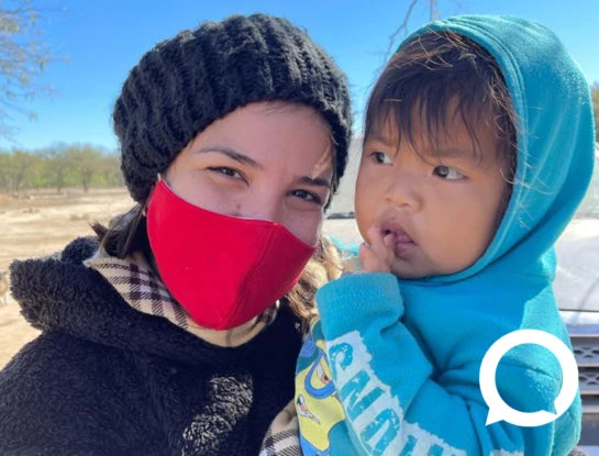 Andrea Rincón y su misión solidaria: está en "el impenetrable salteño" entregando donaciones a comunidades originarias