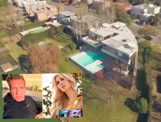 Esta es la casa de Santa Bárbara que Maxi López le entregó a Wanda Nara y dio fin al litigio "eterno" que ambos tenían: tiene 1800 m² y 7 ambientes