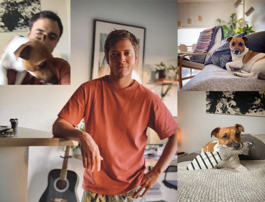 Así es el departamento de Gastón Dalmau en Los Ángeles, donde convive con su pareja y su mascota, Roger: es divino, con decoración estilo nórdico y cocina integrada