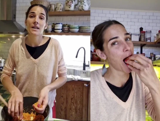 La receta de buñuelos de zanahoria que Juana Viale preparó en vivo