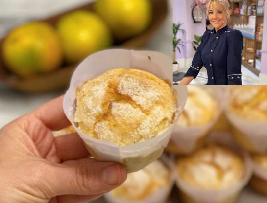 La receta de los muffins de mandarina (muy ricos y fáciles de hacer) de Jimena Monteverde