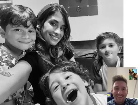 La alegría de Antonela Roccuzzo y sus hijos por el triunfo de Argentina: "¡Vamos papi!"