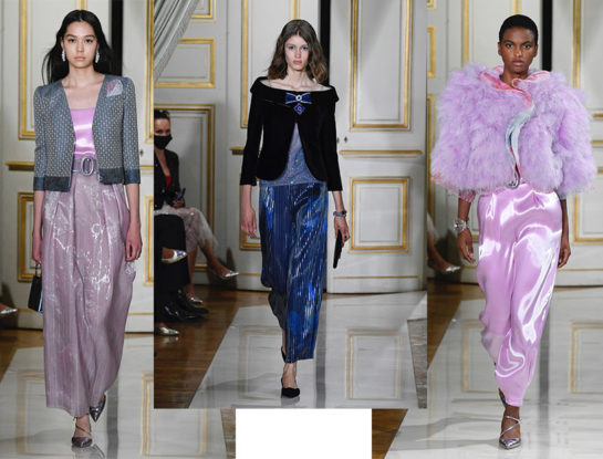 Diseños para brillar: así es la nueva colección de Armani Privé que se presentó en Paris Fashion Week