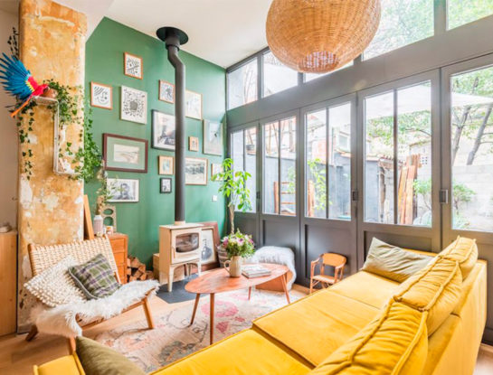 Una casa familiar con estilo boho chic: cálida, alegre y llena de vida
