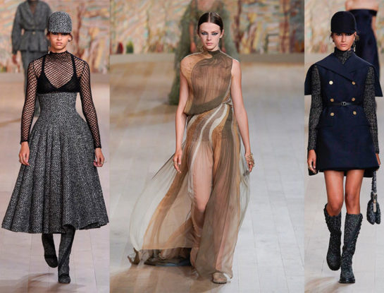 Tweed hecho a mano y vestidos etéreos: el ADN de Dior se mantiene intacto y es un homenaje a la alta costura en la Semana de la Moda de París