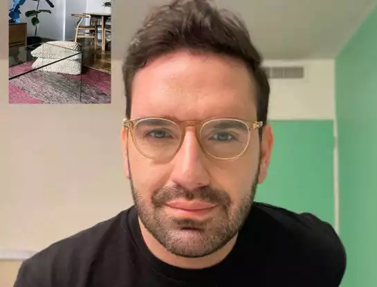 El living de la casa de Damián Betular tiene detalles deco que te van a fascinar