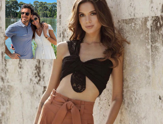 Quién es Diana Arnopoulos, la mujer de Pico Mónaco: tiene 31 años, es modelo, diseñadora de ropa y espera a su primer hijo con el ex tenista para enero del 2022