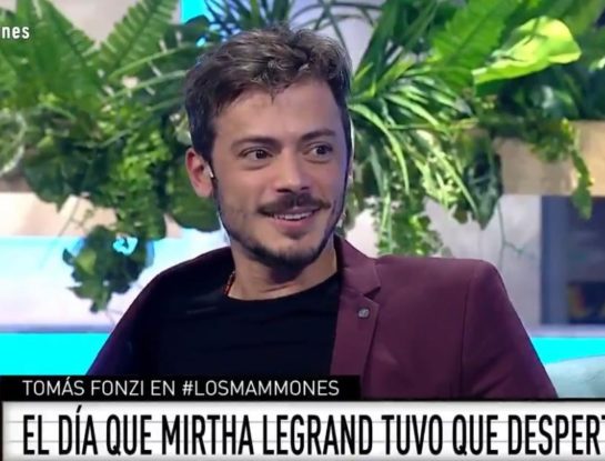El momento bizarro de Tomás Fonzi frente a Mirtha Legrand cuando era novio de Juana Viale