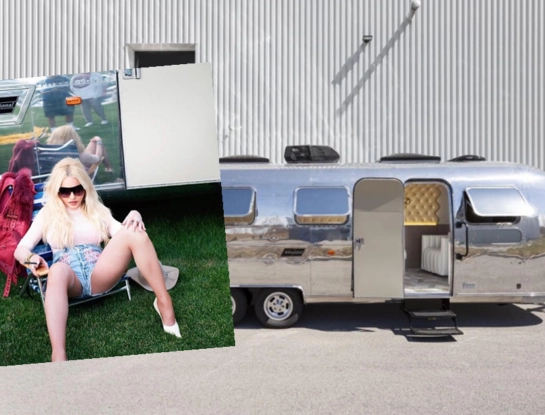 Las fotos del lujoso motorhome con el que Madonna generó intriga en Instagram
