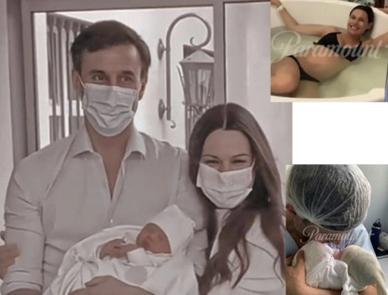 Imágenes inéditas de la llegada de Ana, la hija de Pampita y Roberto García Moritán