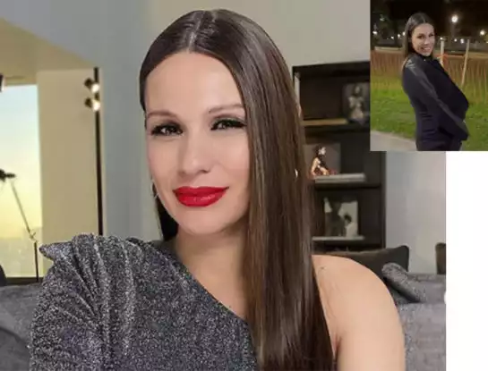 La última imagen de Pampita antes del parto: caminando a las 2 de la mañana para "que baje la bebé"