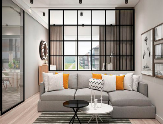 Paneles de hierro y vidrio repartido: el recurso para separar ambientes que es tendencia en decoración